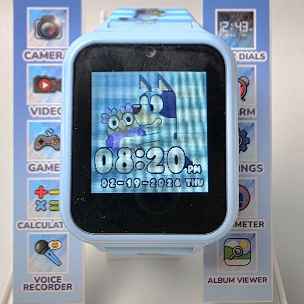 Bluey Interactive Watch Touch Screen, Camera, Fun Games 6+ Chargeable #0704 - Picture 3 of 6